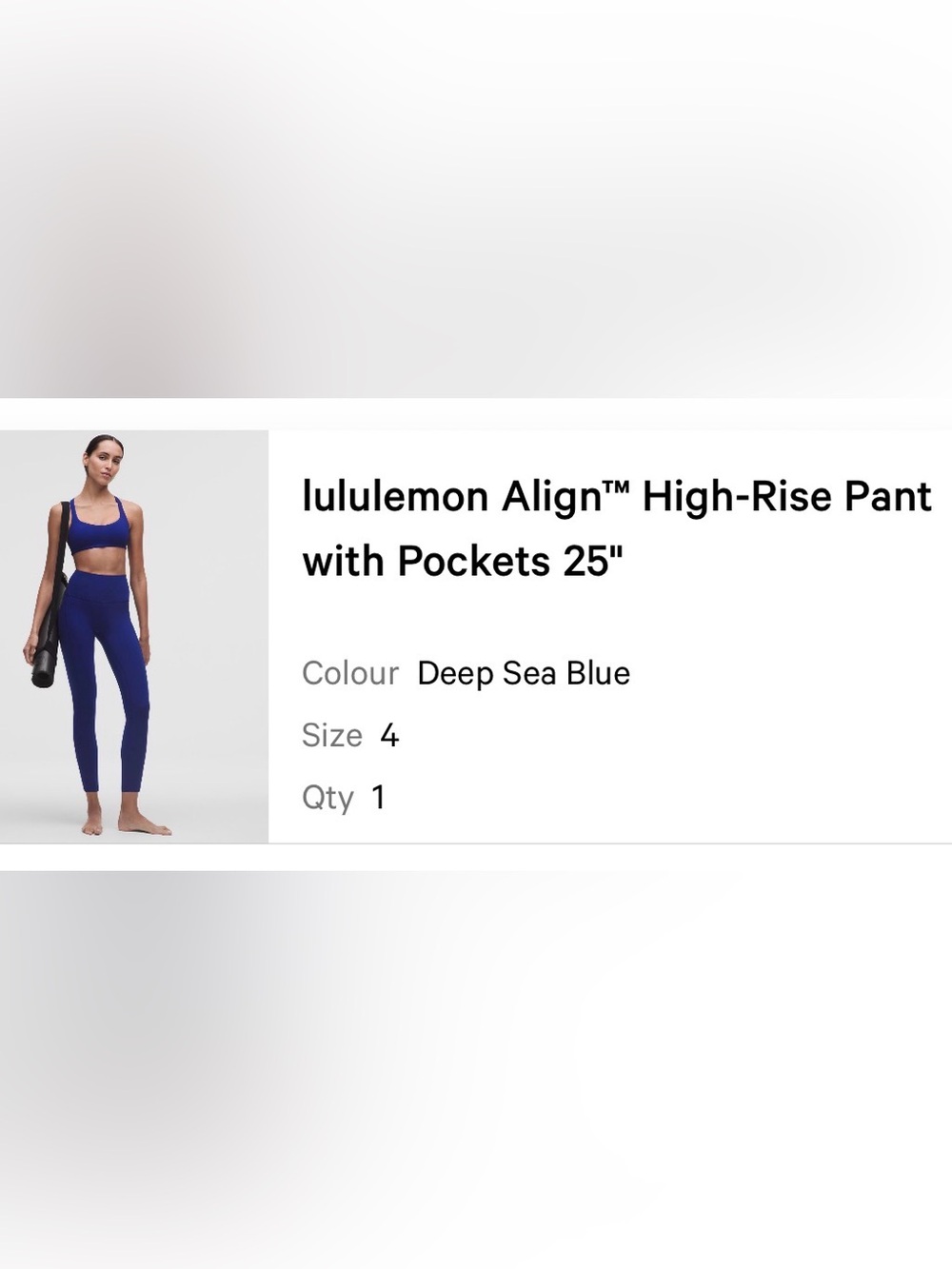lululemon Align Deep Sea Blue